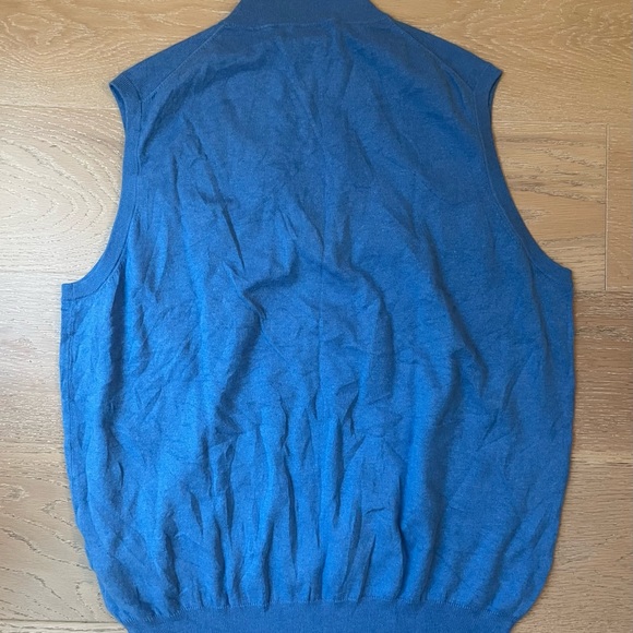 𝅺Peter Millar Cotton Cashmere Sweater Vest 🆕 - Picture 4 of 4